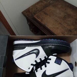 Nike Black and White High-Top Sneakers